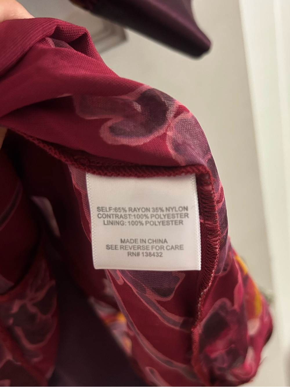 ModCloth Burgundy Velvet Dress with Slip - Size S - Picture 5 of 6